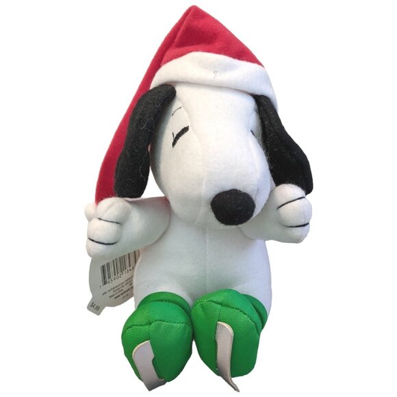 2010 Hallmark Peanuts Christmas 6" Skatin' Snoopy Stuffed Animal Plush - Picture 1 of 5